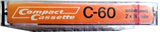 Compact Cassette Libco 60 Type I Normal Hong Kong