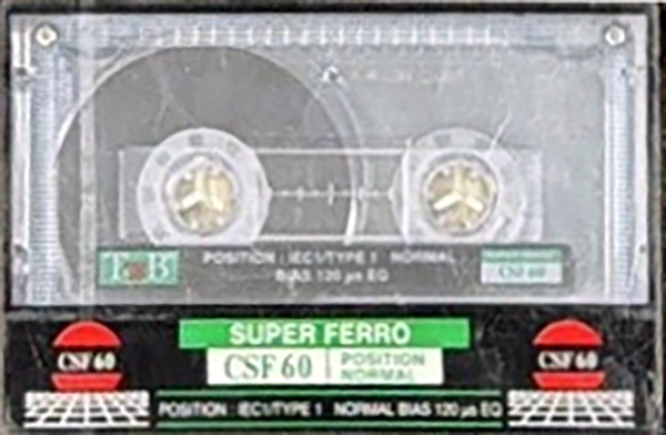 Compact Cassette TnB CSF 60 Type I Normal 1990 Europe