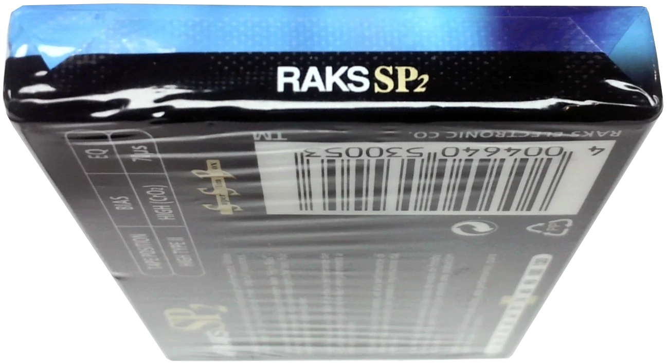 Compact Cassette RAKS SP 74 "SP 2" Type II Chrome 1996 Europe