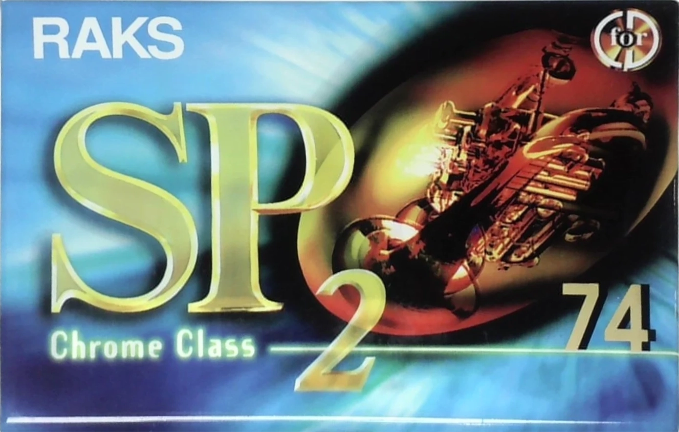 Compact Cassette RAKS SP 74 "SP 2" Type II Chrome 1996 Europe