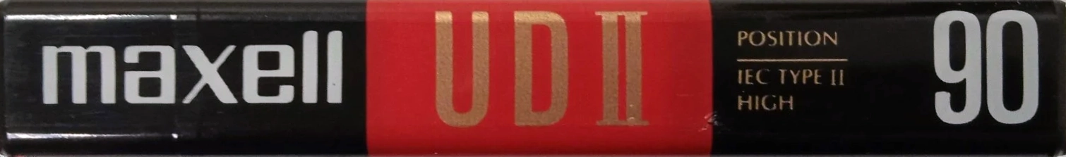 Compact Cassette Maxell UDII / UD2 90 Type II Chrome 1992 Europe