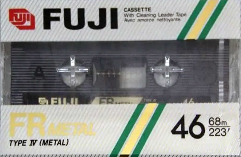 Compact Cassette Fuji FR Metal 46 Type IV Metal 1988 Europe