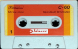 Compact Cassette Klasse 60 Type I Normal 1980 Germany