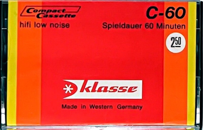 Compact Cassette Klasse 60 Type I Normal 1980 Germany
