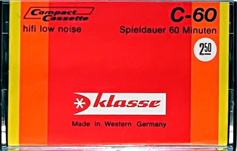 Compact Cassette: Unknown Klasse -  60