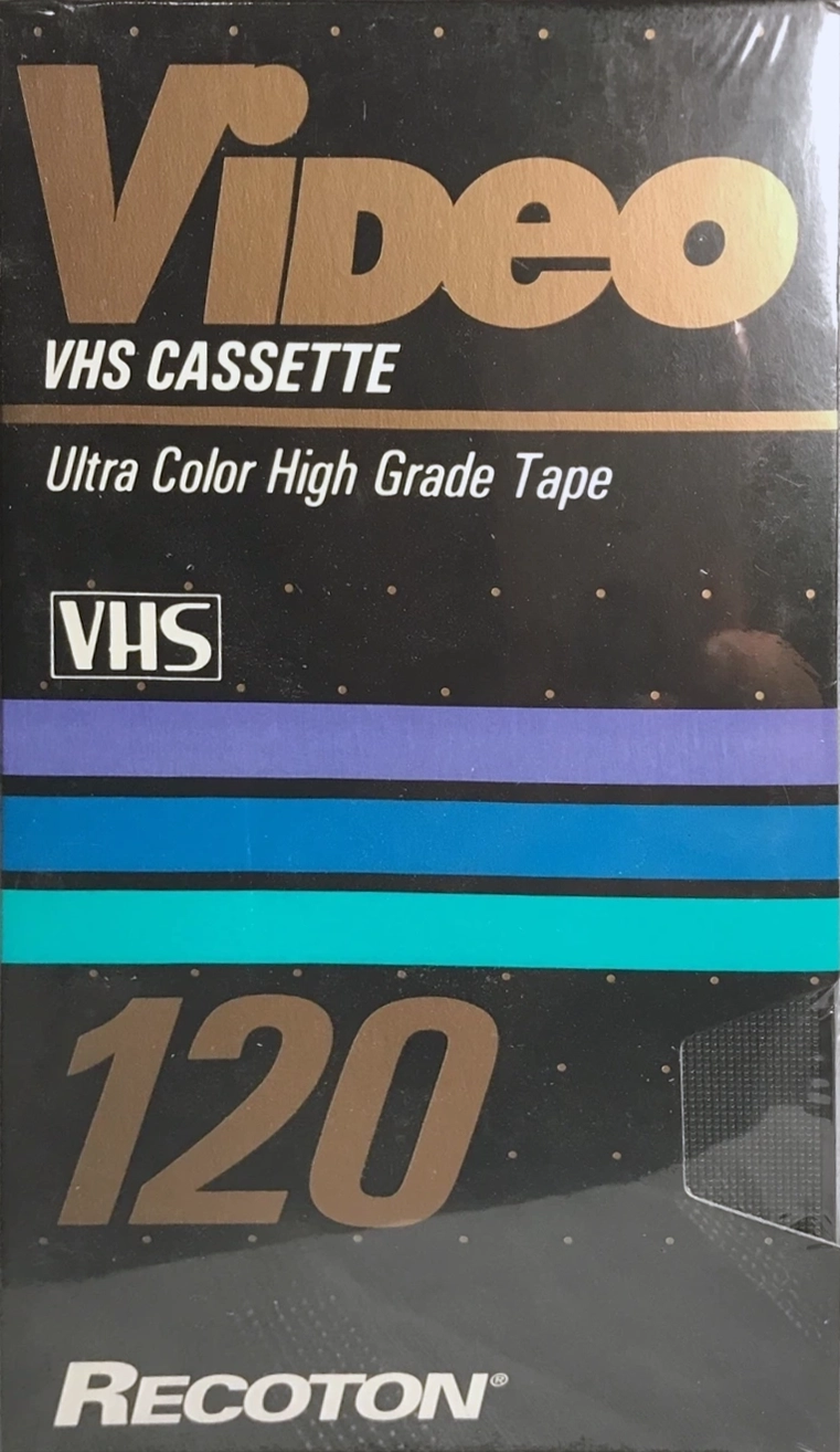 VHS, Video Home System Recoton 120 Type I Normal 1994 USA