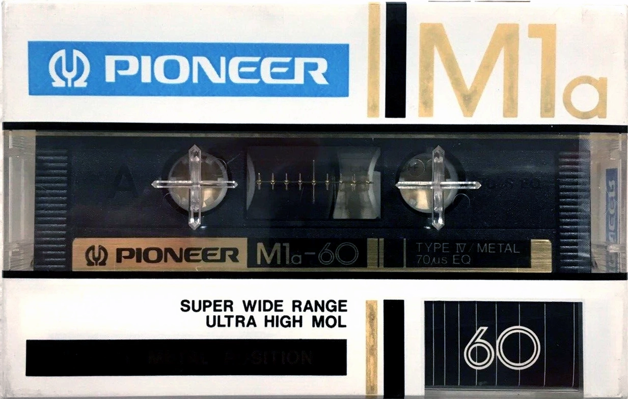 Compact Cassette Pioneer M1 60 "M1a" Type IV Metal 1982 Japan