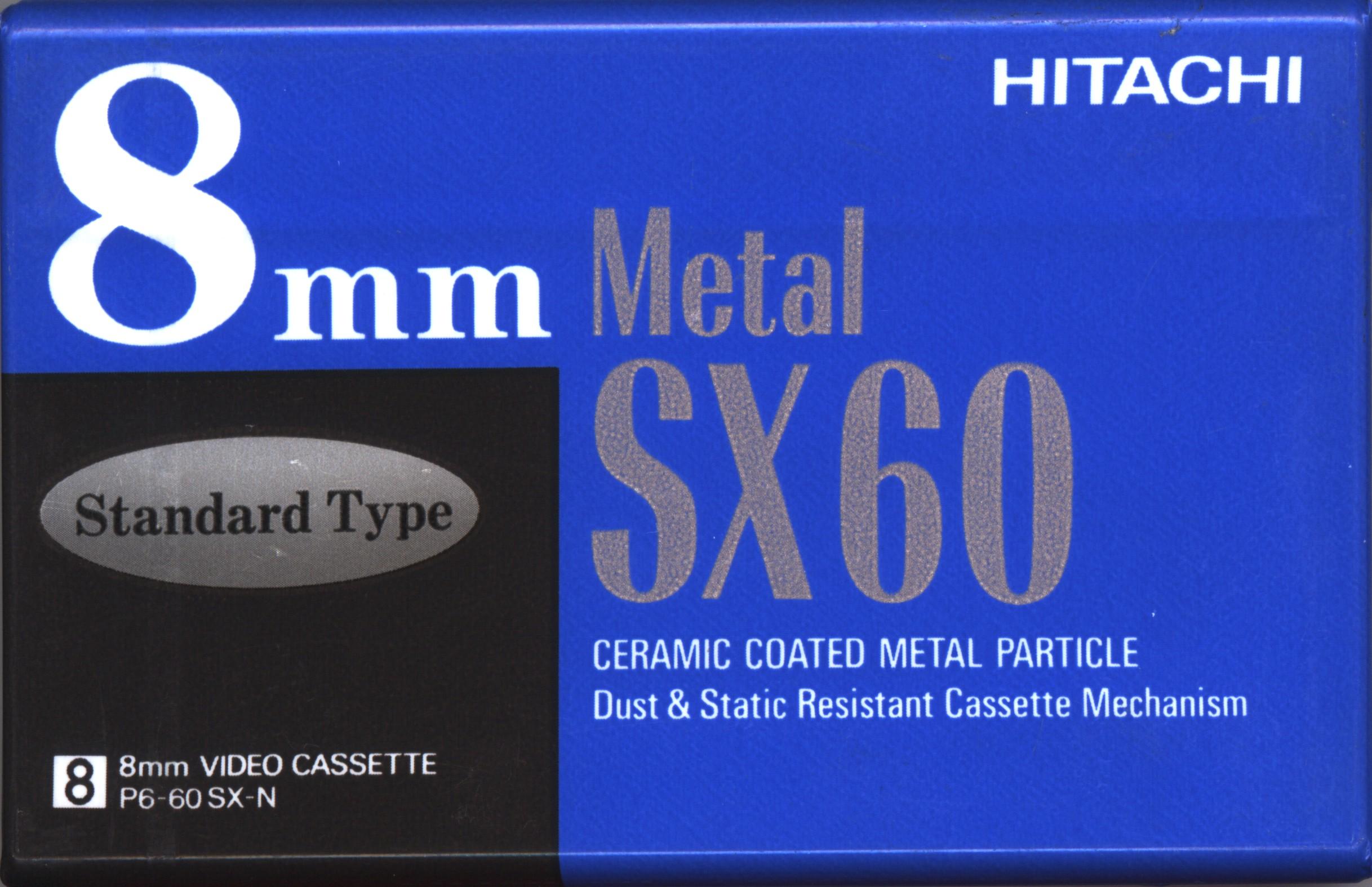 Video8, Hi8, Digital8 Hitachi 60 "Metal SX" Type IV Metal 1996 Japan