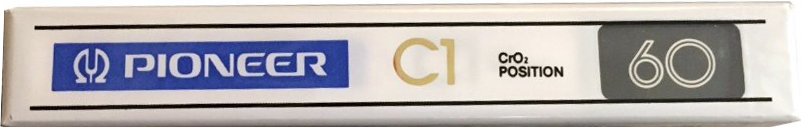 Compact Cassette Pioneer C1 60 Type II Chrome 1981 Japan