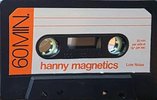 Compact Cassette Hanny Magnetics 60 Type I Normal Hong Kong