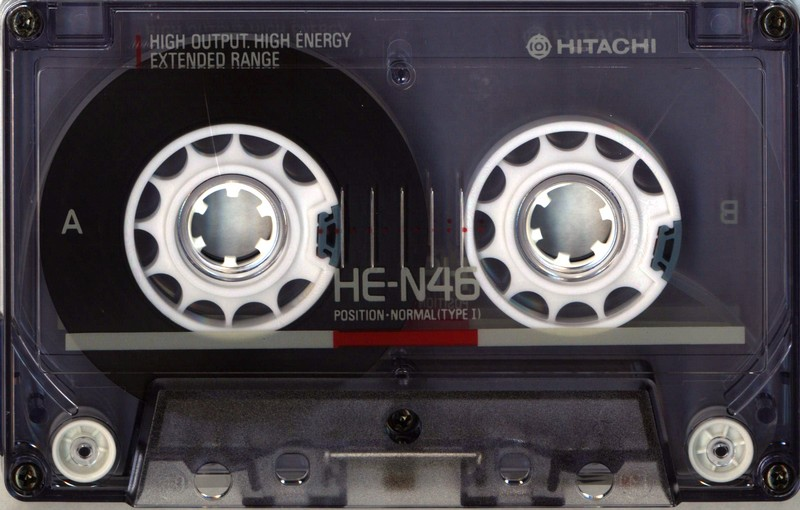 Compact Cassette Hitachi HE-N 46 Type I Normal 1987 Japan