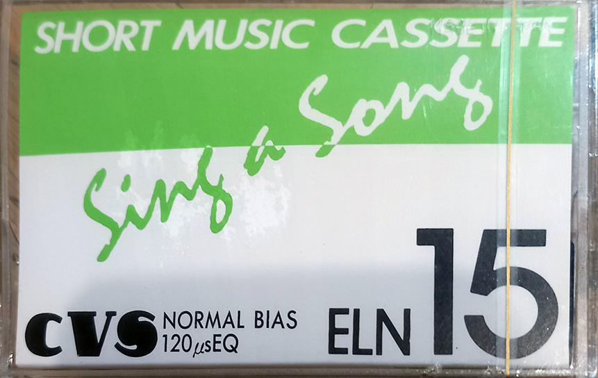 Compact Cassette CVS ELN 15 "Sing A Song" Type I Normal Japan