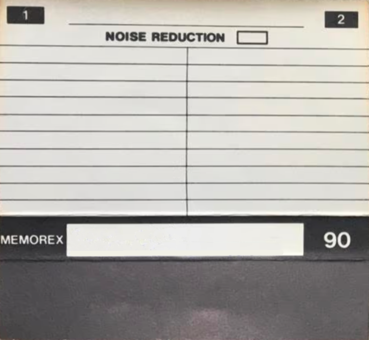 Compact Cassette: Memorex  - MRX3 Oxide 90