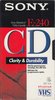 VHS, Video Home System Sony CD 240 "E-240CDc" Type I Normal 1996 Europe