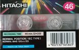 Compact Cassette Hitachi DL 46 Type I Normal 1993 Europe