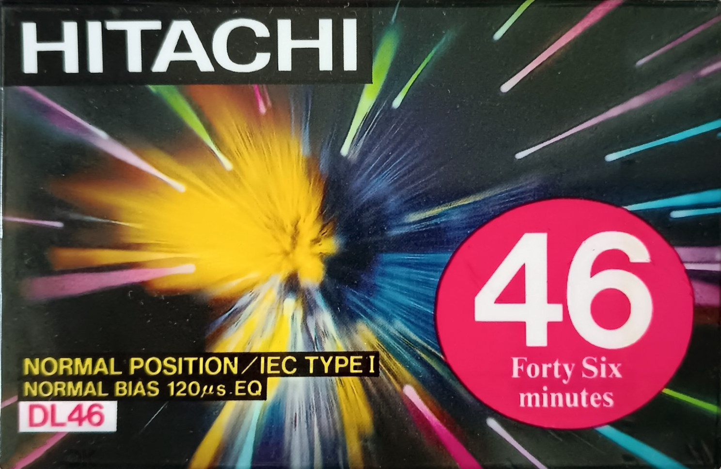 Compact Cassette Hitachi DL 46 Type I Normal 1993 Europe