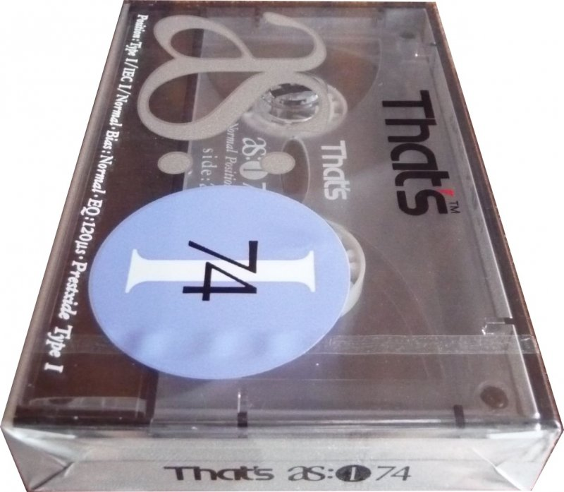 Compact Cassette Thats AS I 74 Type I Normal 1990 Europe