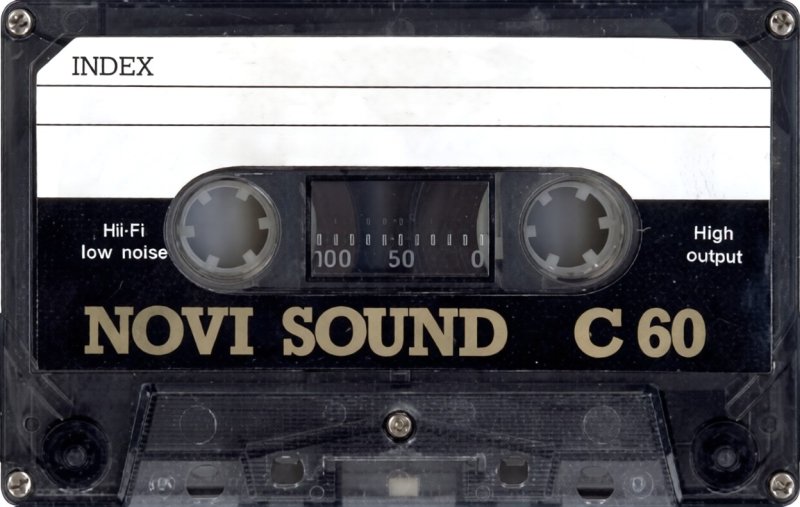Compact Cassette Novi Sound 60 Type I Normal 1987 Europe