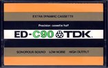 Compact Cassette TDK ED 90 Type I Normal 1977 Japan