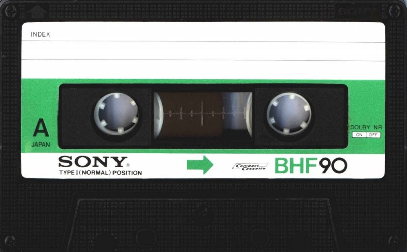 Compact Cassette Sony BHF 90 Type I Normal 1980 Canada