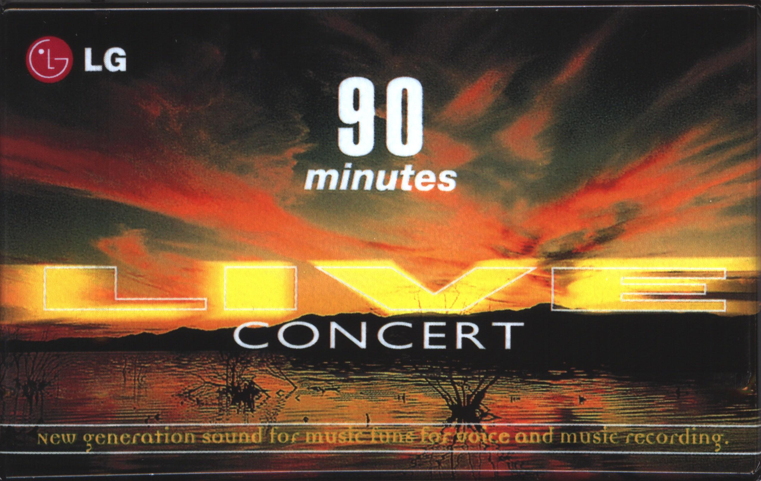 Compact Cassette LG Live Concert 90 Type I Normal 1997 Japan