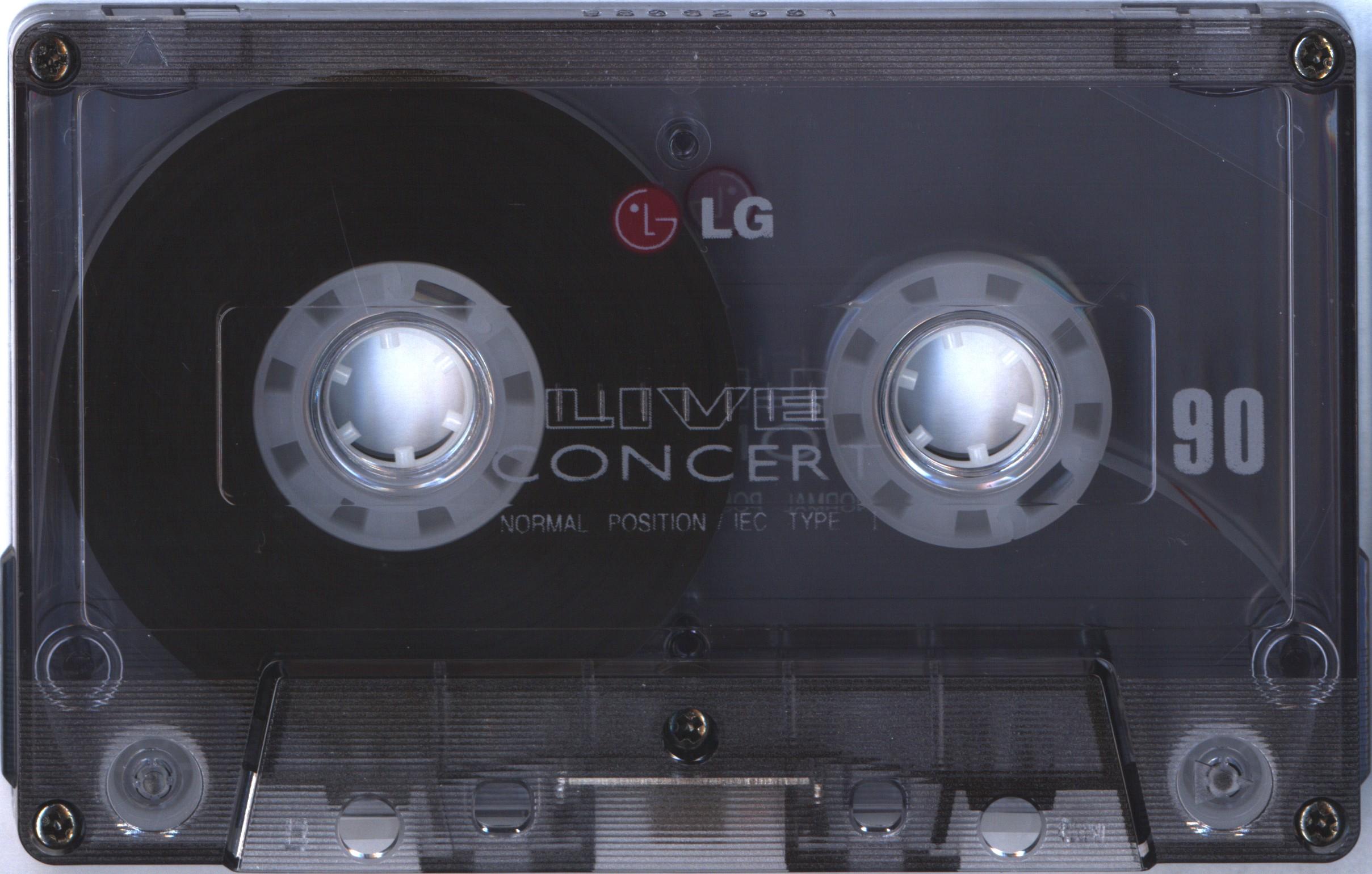 Compact Cassette LG Live Concert 90 Type I Normal 1997 Japan