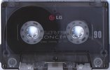 Compact Cassette LG Live Concert 90 Type I Normal 1997 Japan