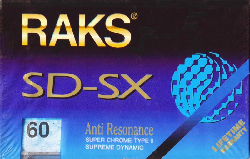 Compact Cassette: RAKS  - SD-SX 60