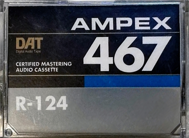 Digital Audio Tape Ampex 467 124 Type IV Metal 1993 USA