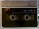 Digital Audio Tape Ampex 467 124 Type IV Metal 1993 USA