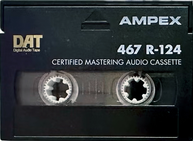 Digital Audio Tape Ampex 467 124 Type IV Metal 1993 USA
