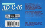 Compact Cassette ONPA AD 46 Type I Normal 1990 Thailand