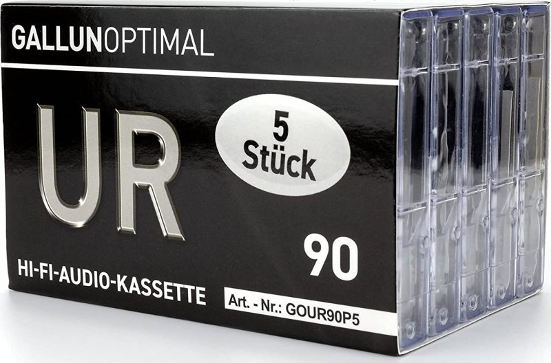 Compact Cassette Gallunoptimal 90 "UR" Type I Normal Germany