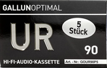 Compact Cassette Gallunoptimal 90 "UR" Type I Normal Germany