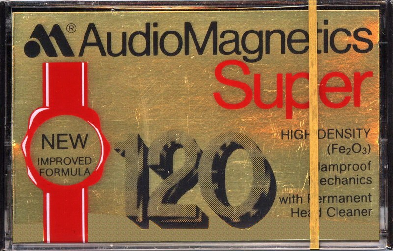 Compact Cassette Audio Magnetics Super 120 Type I Normal 1977 Europe