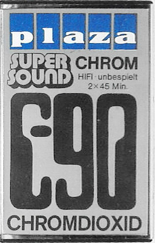 Compact Cassette Plaza 90 Type II Chrome Germany