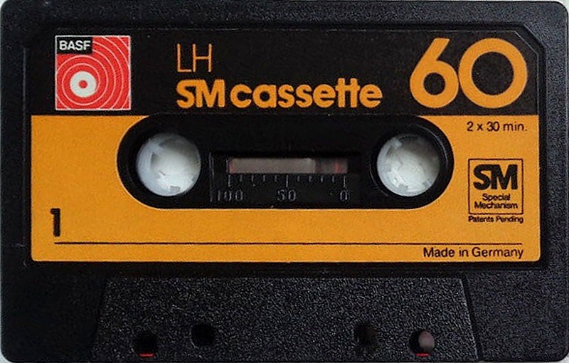 Compact Cassette BASF LH 60 Type I Normal 1976 Europe