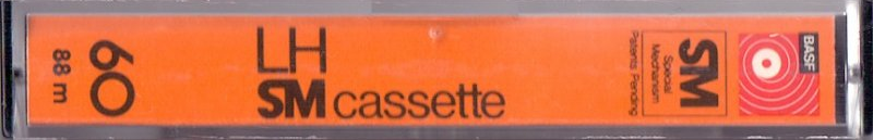 Compact Cassette BASF LH 60 Type I Normal 1976 Europe