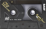 Compact Cassette BASF CS II Chrome Super 60 Type II Chrome 1995 Germany
