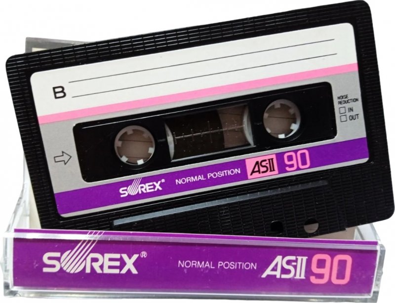 Compact Cassette Sorex AS-II 90 Type I Normal 1986 South Korea