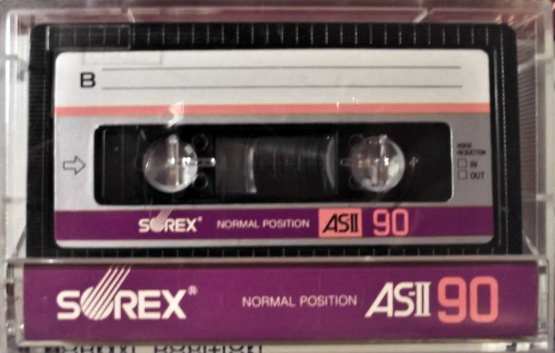 Compact Cassette Sorex AS-II 90 Type I Normal 1986 South Korea