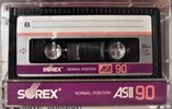 Compact Cassette Sorex AS-II 90 Type I Normal 1986 South Korea