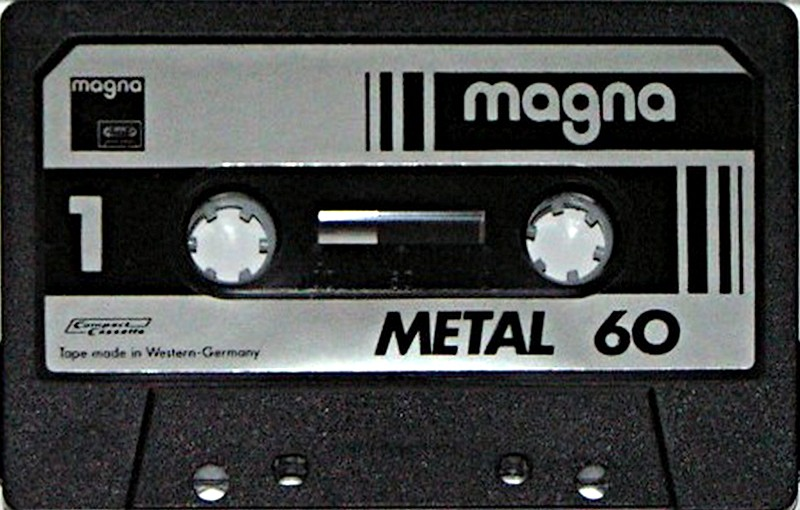 Compact Cassette Magna Metal 60 Type IV Metal 1979 Europe