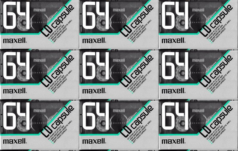 Compact Cassette: Maxell / Hitachi Maxell - CD Capsule 64