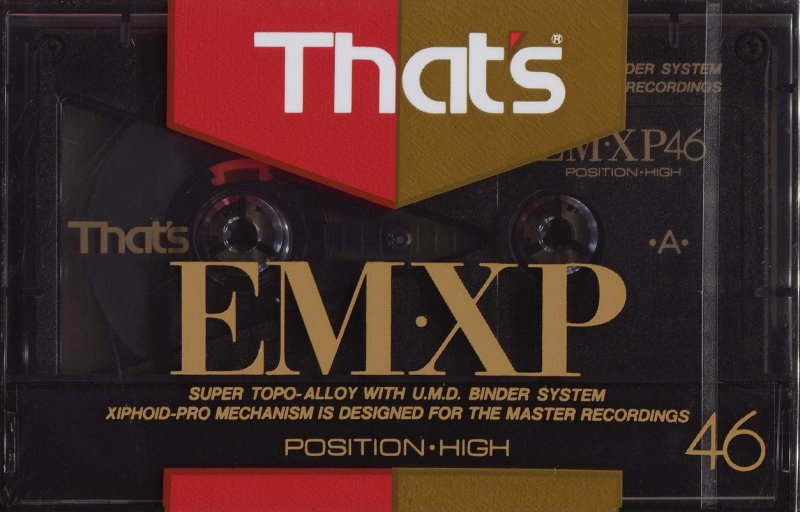 Compact Cassette Thats EM-XP 46 Type II Chrome 1990 Japan