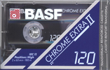 Compact Cassette BASF Chrome Extra II 120 Type II Chrome 1991 Europe