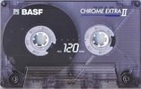 Compact Cassette BASF Chrome Extra II 120 Type II Chrome 1991 Europe