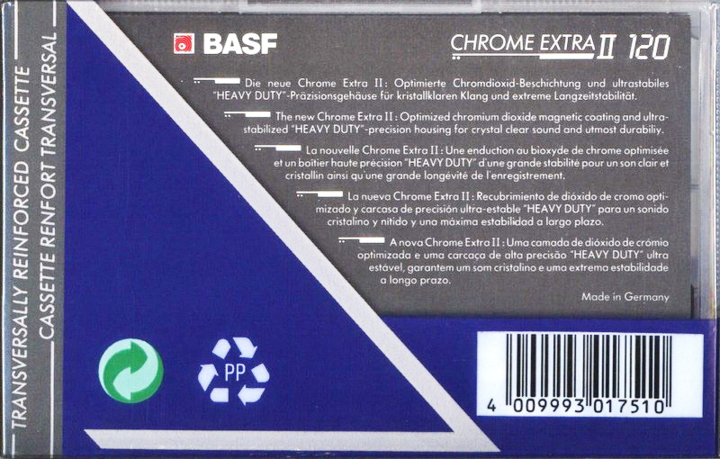 Compact Cassette: BASF  - Chrome Extra II 120