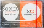 Compact Cassette Sonex 60 Type I Normal Hong Kong
