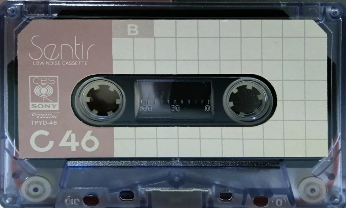 Compact Cassette CBS / Sony Sentir 46 "TPYD" Type I Normal 1977 Japan